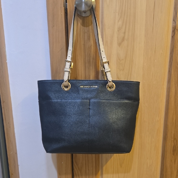 Michael Kors Handbags - Michael Kors Black and Tan Tote Bag